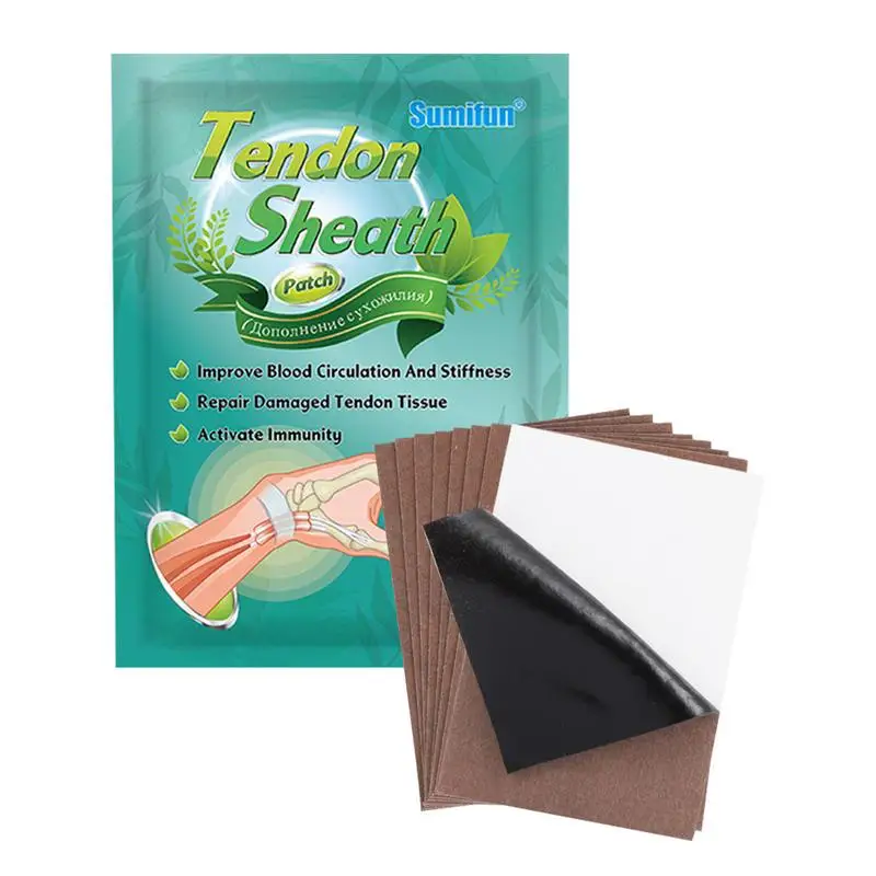 

8 Pieces Tenosynovitis Sheath Patches Repairs Damaged Tendon Tissue For People With Joint Swelling And Discomfort Strong