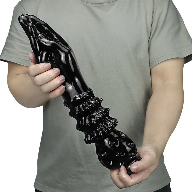 Oversized Fist Dildos Anal Plug Arm Penis Stimulate Vagina and Anus Soft Hand Dick Butt Plug Sex Toys for Women Men Masturbator