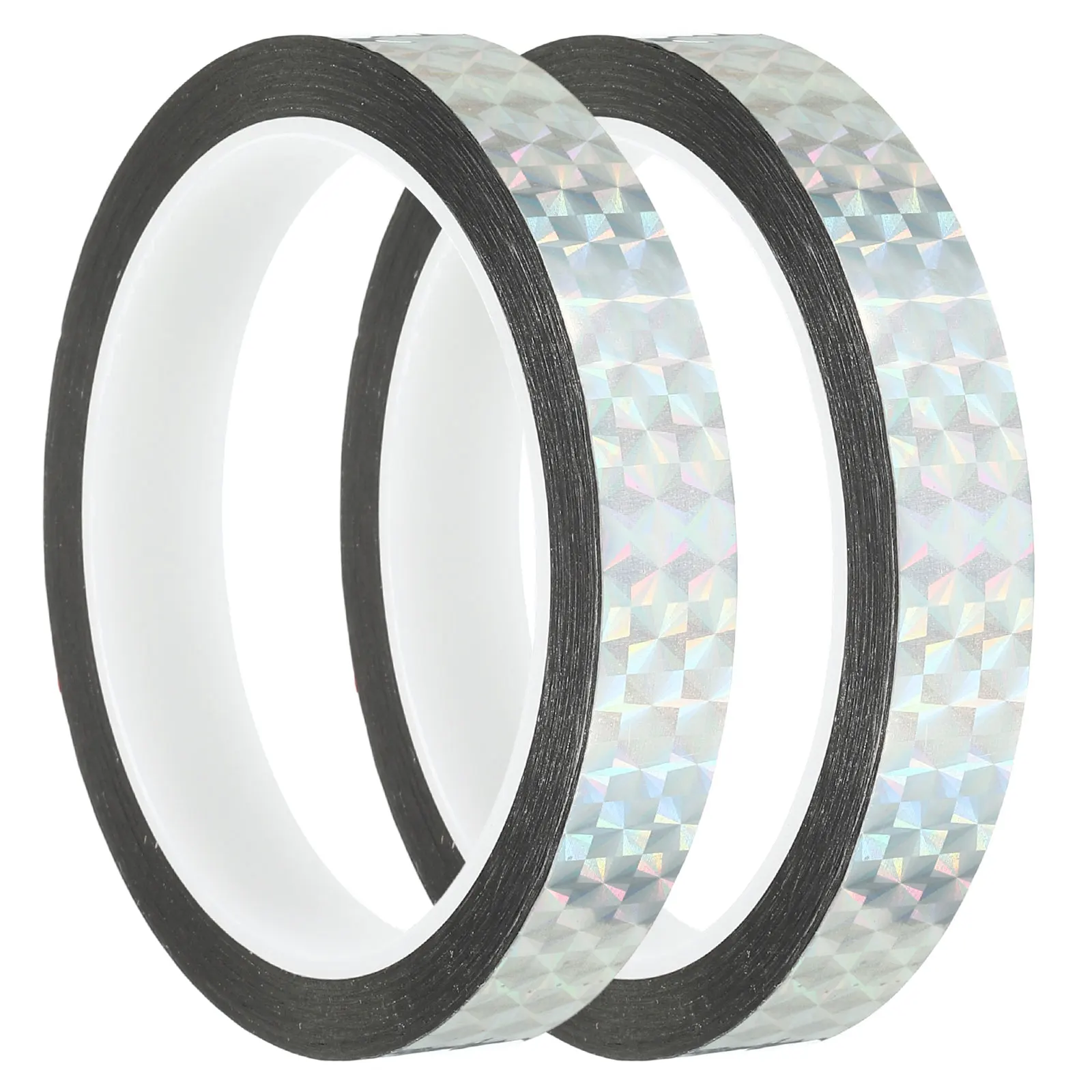 2Pcs Prism Tape 55 Yards Holographic Metalized Reflective Se