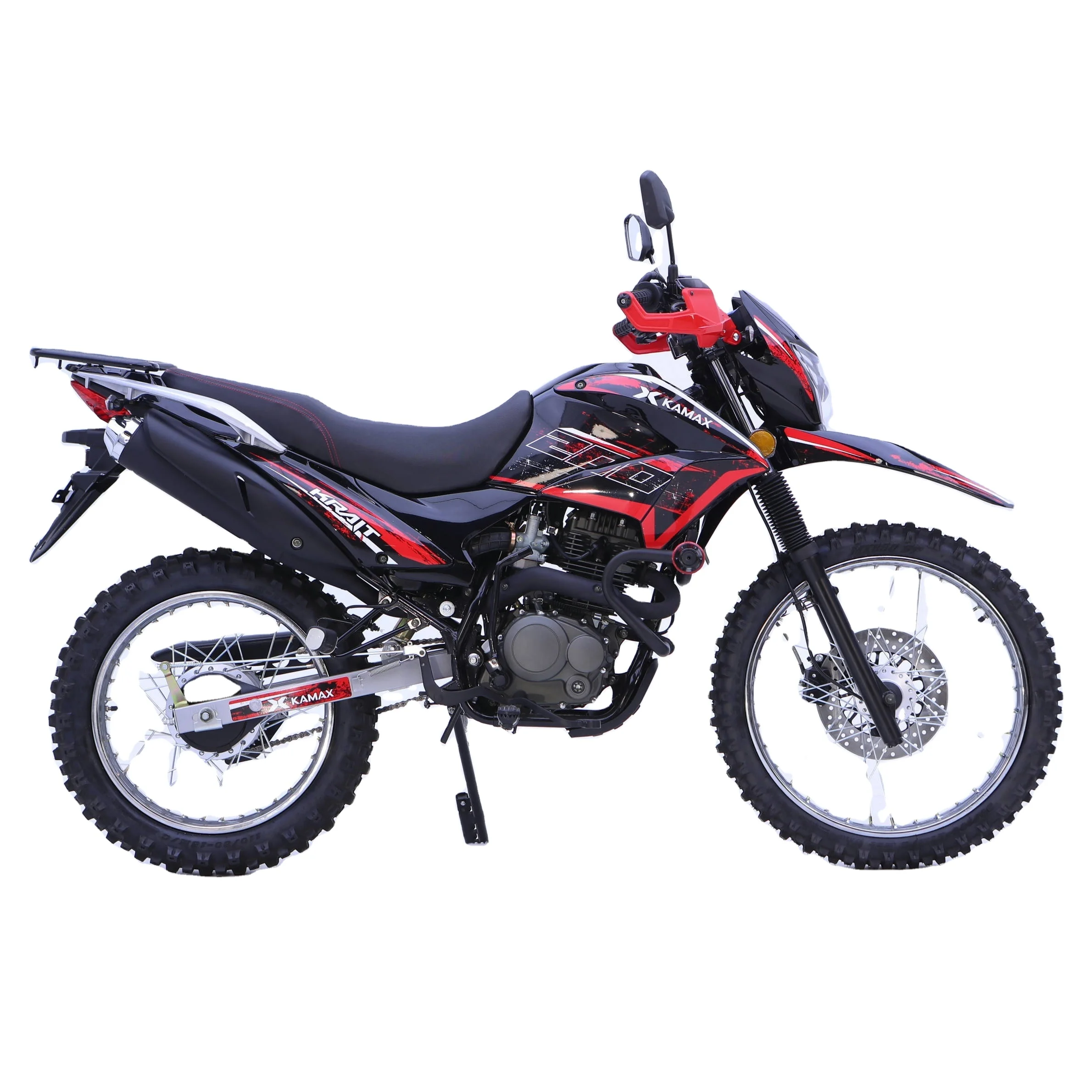 2025 كاماكس الدراجة الترابية 150CC 4-السكتة الدماغية دليل مخلب تبريد الهواء أسعار الجملة دراجة نارية رخيصة