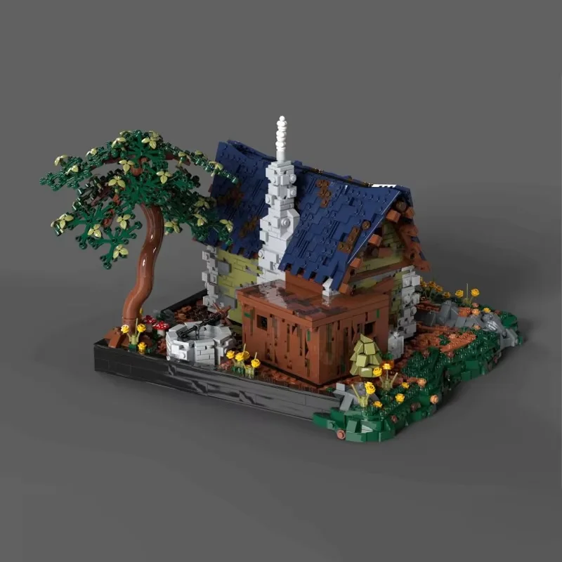 

MOC Medieval Castle Street Model - Small Part Assembly Toy Building Blocks 3182 Pieces - Suitable for All Enthusiasts - Creative
