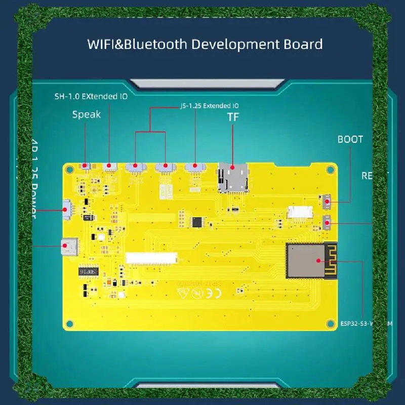 Entrega en 24 horas ESP32-S3 5 pulgadas IPS 800X480 RGB LCD módulo de pantalla TFT HMI 8M PSRAM 16M Flash WIFI BT pantalla inteligente MCU