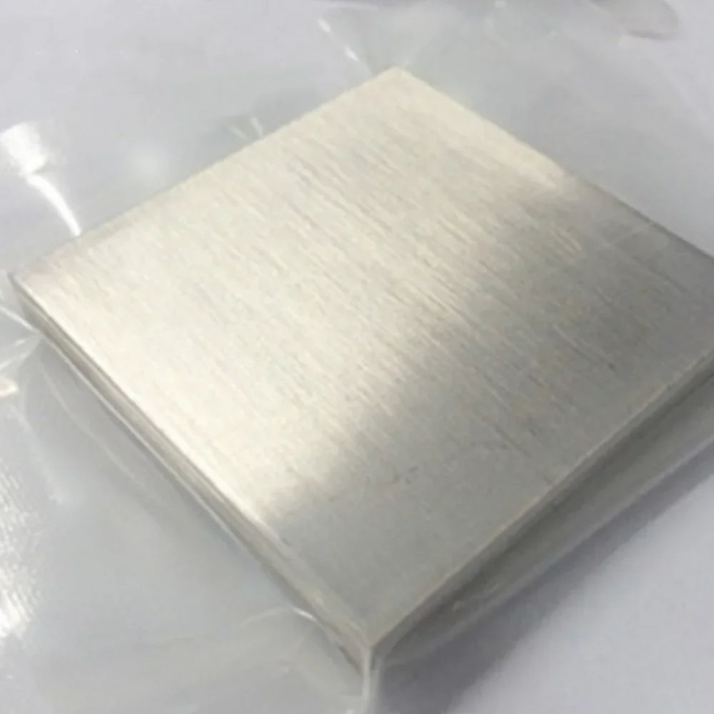 Tin 4N Sn Welding Plate High Purity 99.99% for Research and Development and Lab Experiment Element Metal Simple Substance