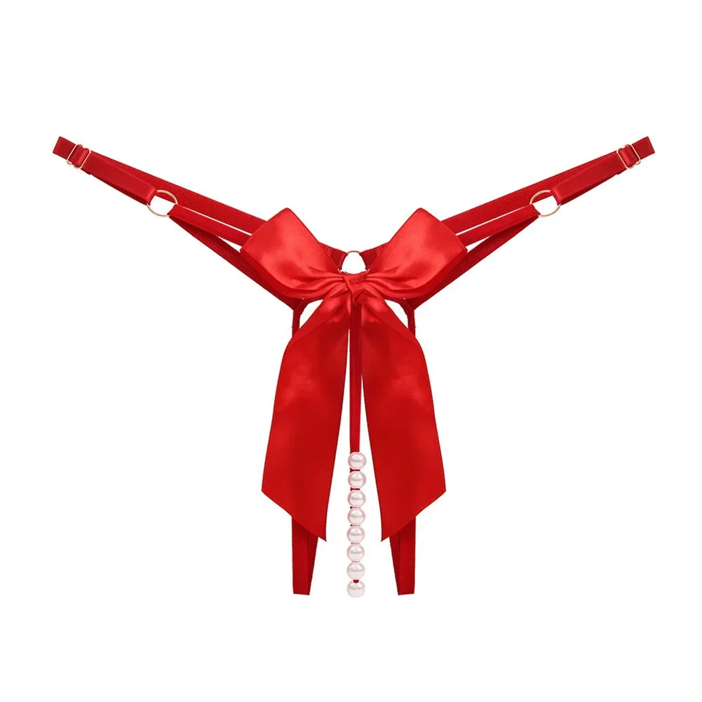 

Butterfly Sheer Thong Lingerie Japanese Style Underwear Claret Butterfly T-string Regular Vacation And Daily Wear