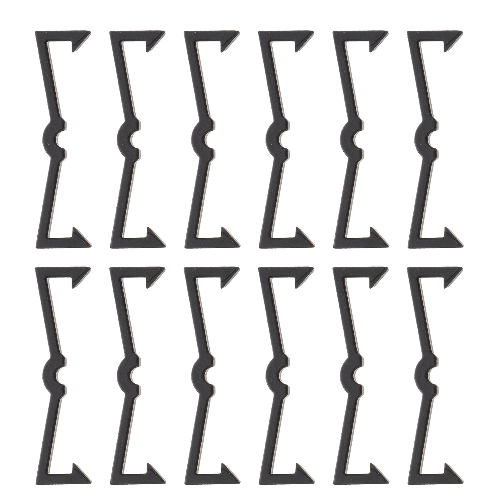

200 Pcs Fixed Buckle Black Pegboard Accessories Organizer Hooks Plastic Locks Assortment Anchor