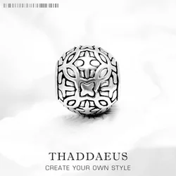 Beads Arabesque Ornament Brand 925 Sterling Silver Karma Charms European Jewelry Accessories