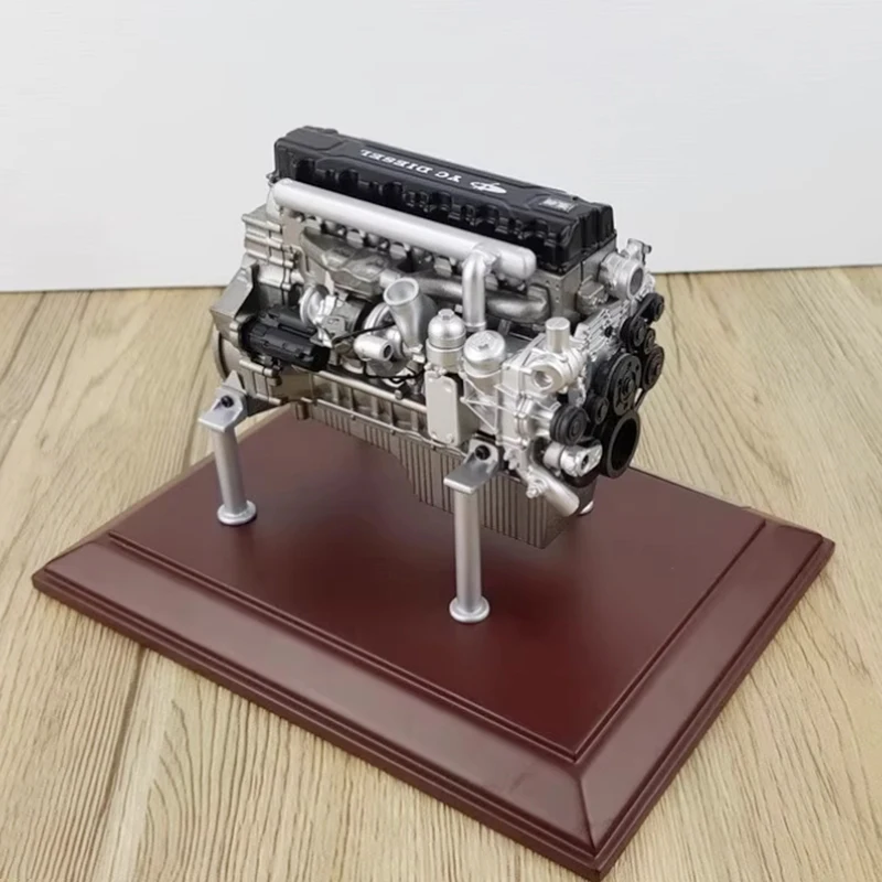 Motor de potencia Yuchai fundido a presión, escala 1:12, modelo de simulación de aleación, colección de decoración, regalo, exhibición estática