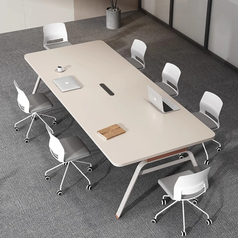 

160 cm to 320 cm Modern minimalist long training table conference tables negotiation coffee desk meeting table Office Furniture