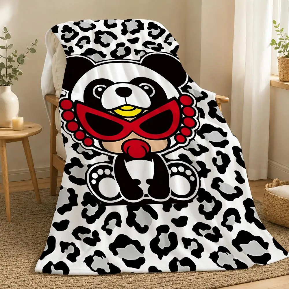 Hysteric Mini Fashion Throw 240g flannel blanket, suitable for sofas, beds, offices,  exquisite gift blankets