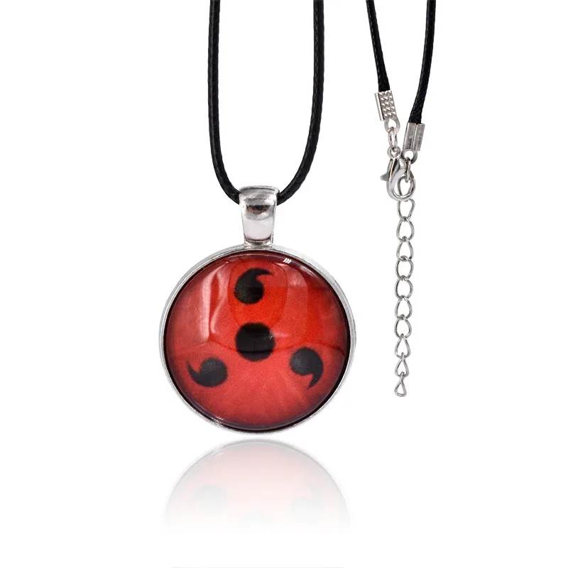 Naruto Shippuden Sharingan Necklace, Glow-in-the-Dark