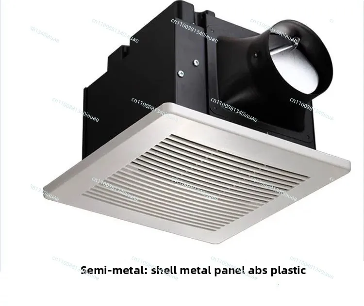 Ceiling Duct Ventilation Fan Square Exhaust Fan, Powerful Ceiling Exhaust Fan