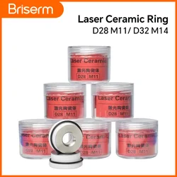 Briserm Laser Ceramic Ring D28 M11 D32 M14 Raytools Ceramic Nozzle Holder Precitec WSX Laser Head Ceramic Ring