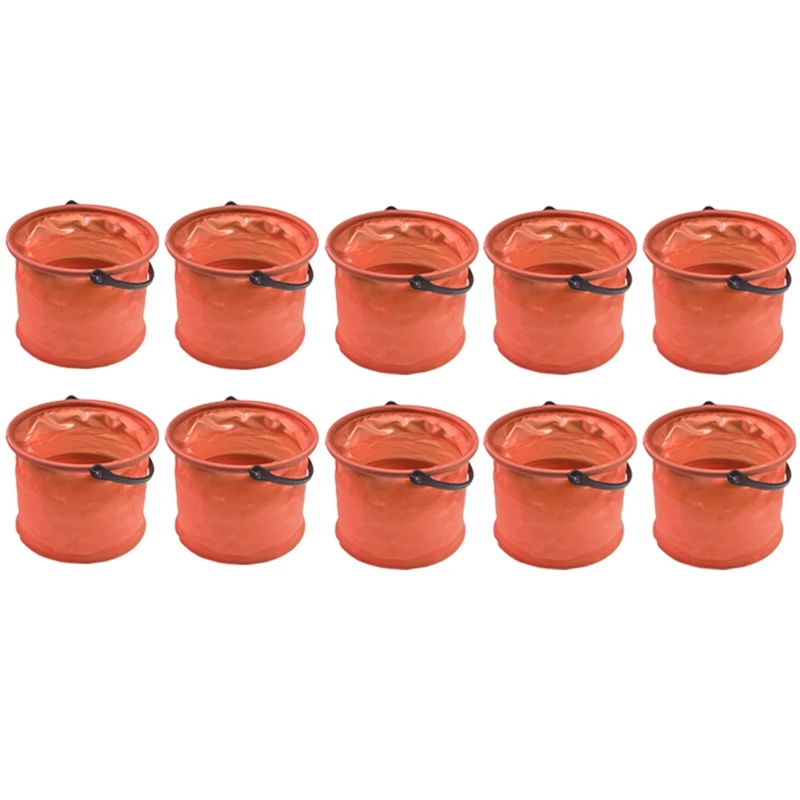 

Folding Bucket, Foldable Portable Fishing Bucket, Art Color Bucket, Pen Washer-ABAF