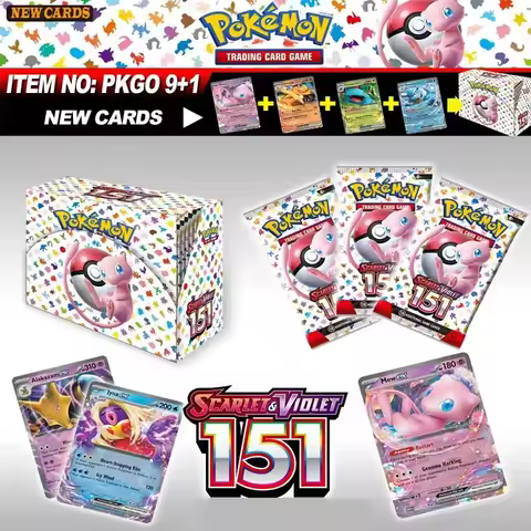 Pok&eacute;mon PRISMATIC EVOLUTIONS SURGING SPARKS SCARLET&amp;VIOLE 151 Booster Display Box Pokemon Booster Cards Playing Cards