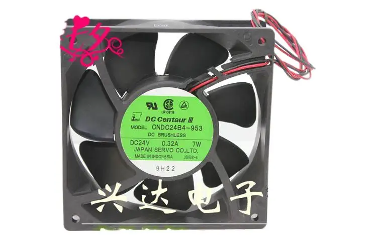 

Cooling Fan CNDC24B4-953 24V 0.32A 7W 12CM