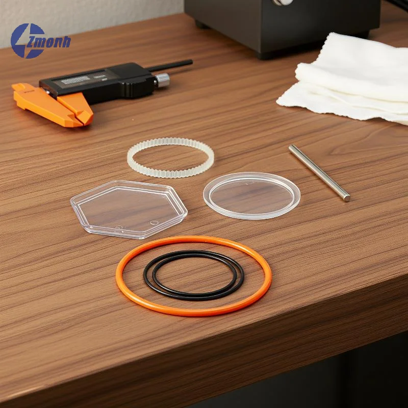 New！Rotary Tumbler Replacement Rubber Roller Belt Jewelry Polisher Seal Bucket Lid KT6808 Finishing Machine Repair Accessory
