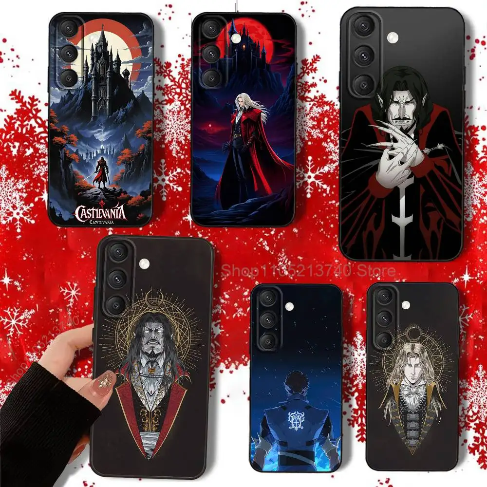 حافظة هاتف رائعة C-CastlevaniaS لهاتف سامسونج S22، S24، S20، S25، S23، S30، S21، Ultra، Plus، Fe، 5G، حافظة ملمس مثالية