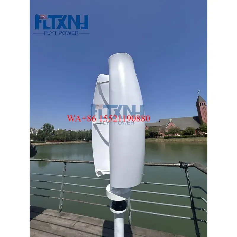 WMWMNU for Wind Silent Tulip Flower Vertical Axis Turbine 500W 1KW 2kW 3KW 12V 24V 48V Off Grid Air Energy Generator System