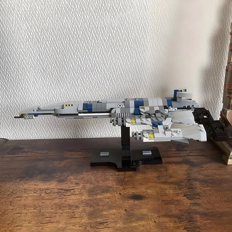 جديد MOC SR-2 نورماندي ميدي مقياس اللبنات مجموعة لتقوم بها بنفسك الطوب الجمعية كتلة سفينة الفضاء لعبة مجسمة الهدايا