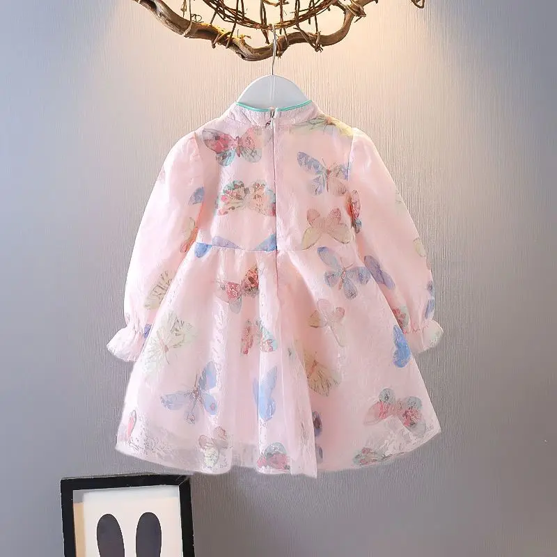 Lovely Baby Girls Dress Spring and Autumn Children s Dress Princess Dress Hanfu Qipao 2023 New Girls Autumn Dress