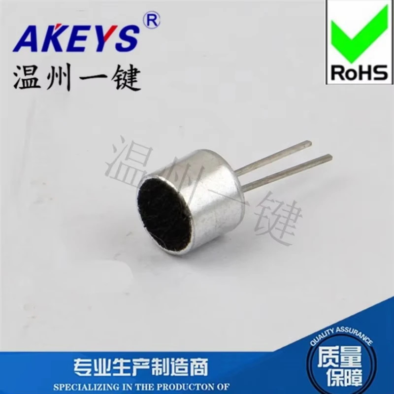 10pcs Microphone Head 6 × 5mm Sensitivity 52d Capacitive Electret Microphone with Pin Vibration Pickup Microphone