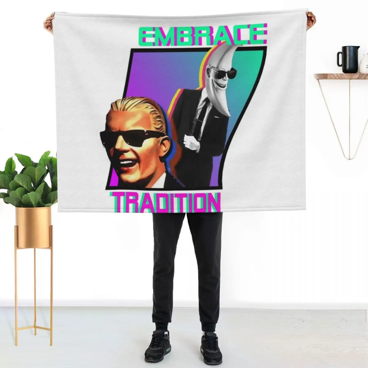 EMBRACE TRADITION Throw Blanket Nap Hair Quilt Warm Cute Luxury Brand Blankets