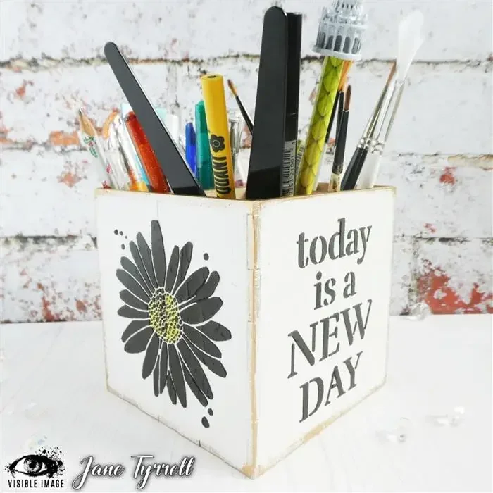 Happy Thoughts Stamps & Stencil Scrapbook Diary Decoration Embossing Template DIY Greeting Card Handmade