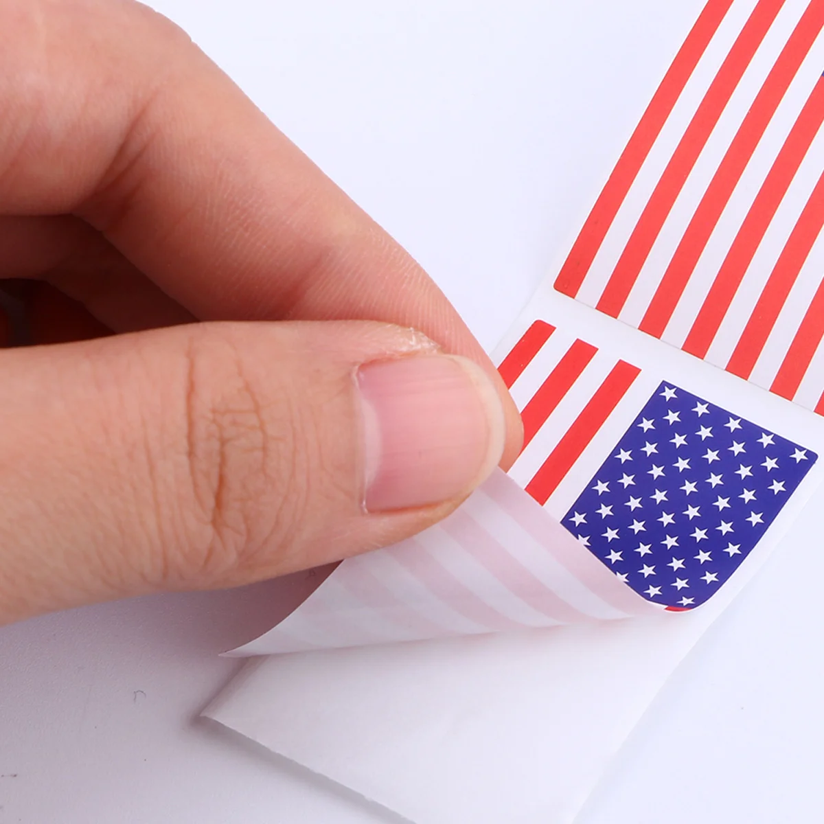 

Flag Stickers Square National Pattern Adhesive Paper Strong Sticky Long Lasting Wedding Party Envelope Seals