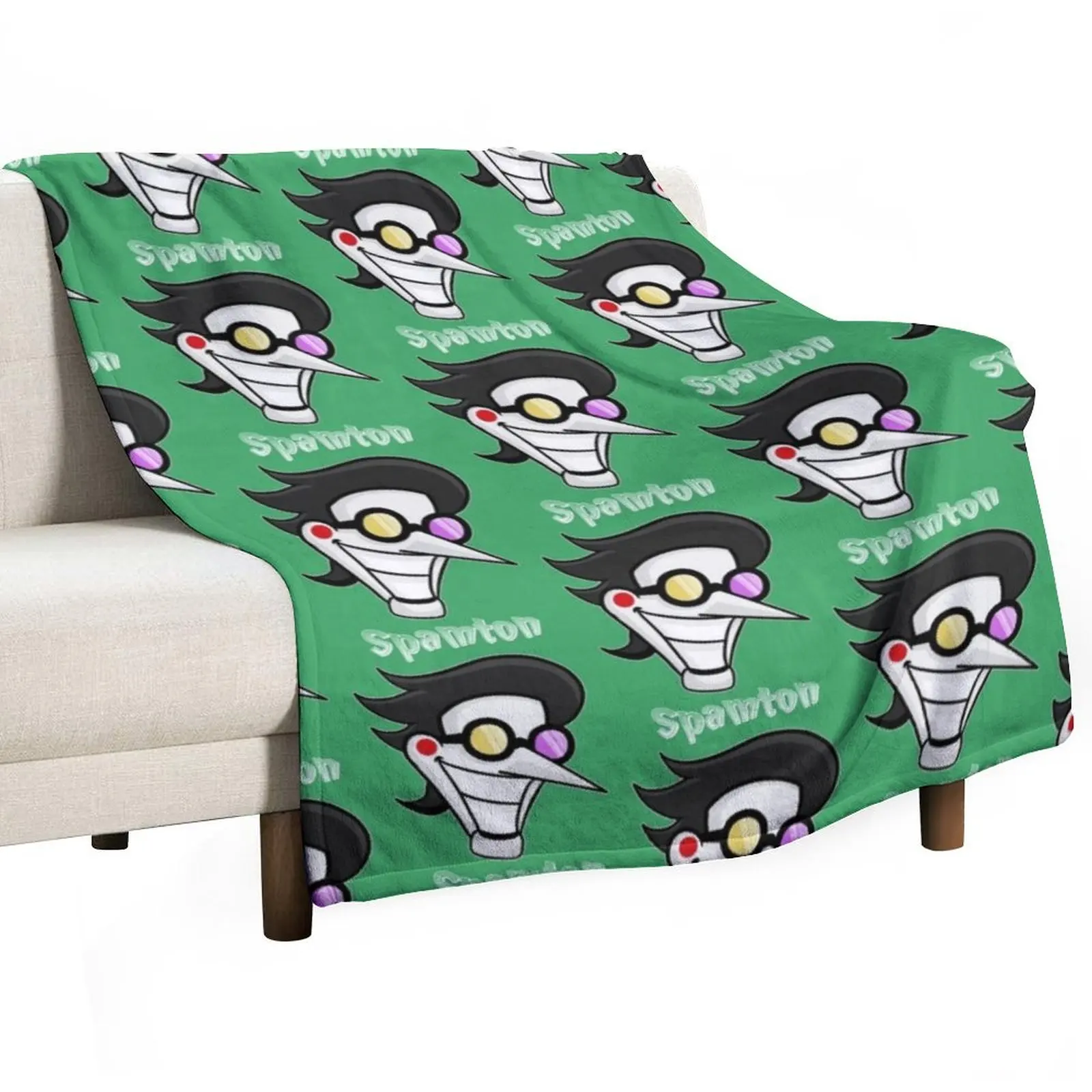 Deltarune Spamton Throw Blanket Fluffys Large for winter Beautifuls Blankets