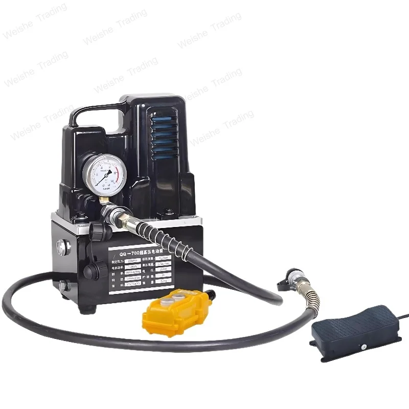 

Electric Hydraulic Pump 220v Portable Mini Pump Station CTE2-25BS/QQ-700 Lithium Battery High Pressure Oil Pump