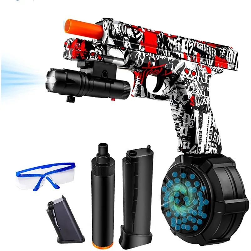 Gelballen Automatisch schieten Airsoft-pistool Speelgoedpistool Hydrogel Elektrisch paintball-pistool voor volwassenen Jongens Outdoor Cs-opnamen Gamehoot