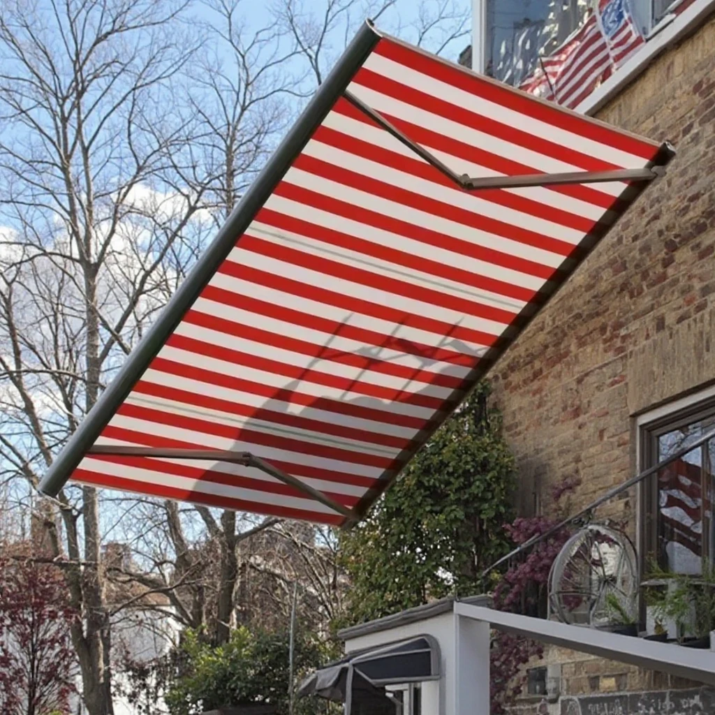 

Waterproof Spain Outdoor Motorized Full Cassette Retractable Awning With Led Retractable Roof