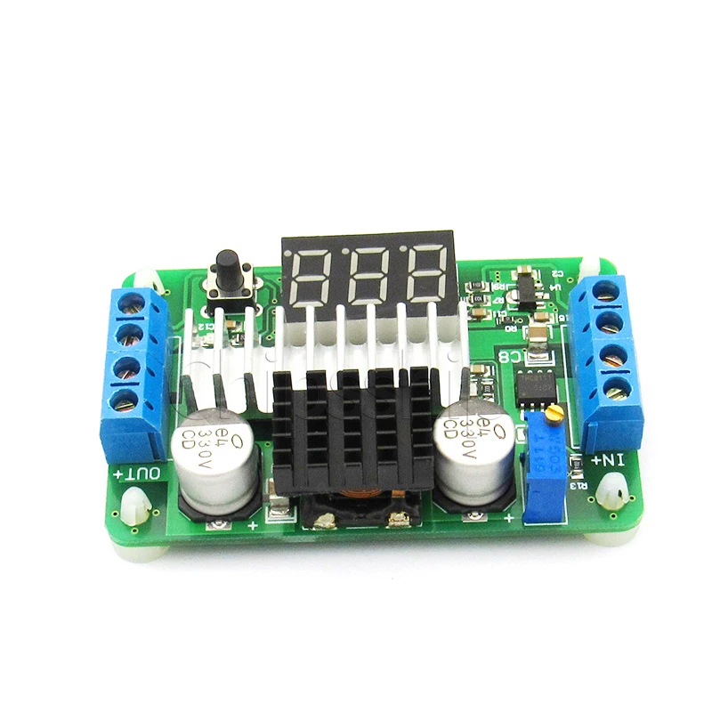 

LTC1871DC-DC Boost Power module Board 3.5_30V 100W with Dual display voltmeter red