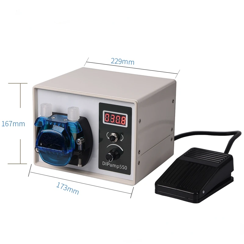 Mini Low Cost 12v Intelligent Automatic Circulation Timer foot pedal control medical peristaltic pump