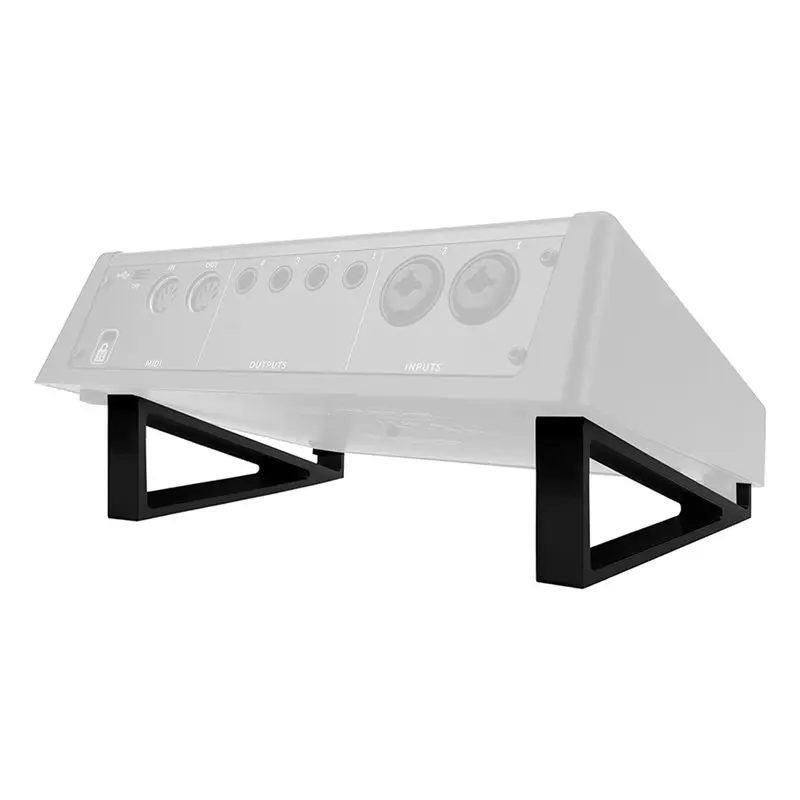 Delicate texture-6X Audio Interface Stand Computer Keyboard Stand Desk Keyboard Holder Solid Triangle Frame
