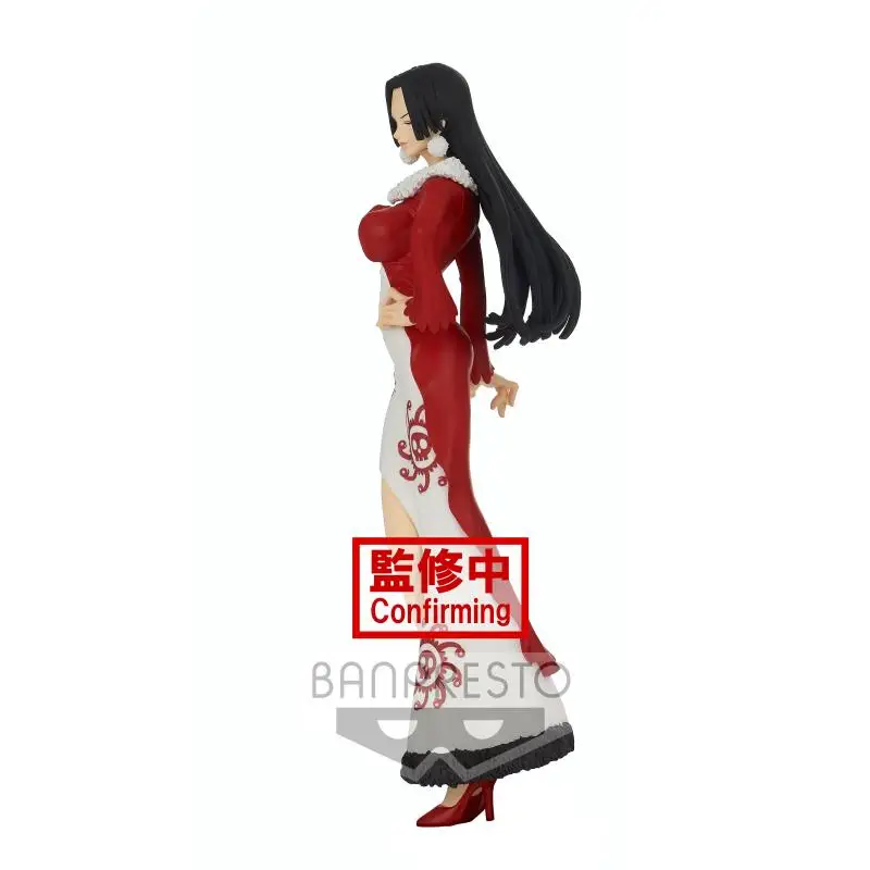 Figura de ação Genuína Banpresto One Piece Boa Hancock, Glitter e glamour, Estilo Inverno, Modelo Brinquedos Presente, 25cm