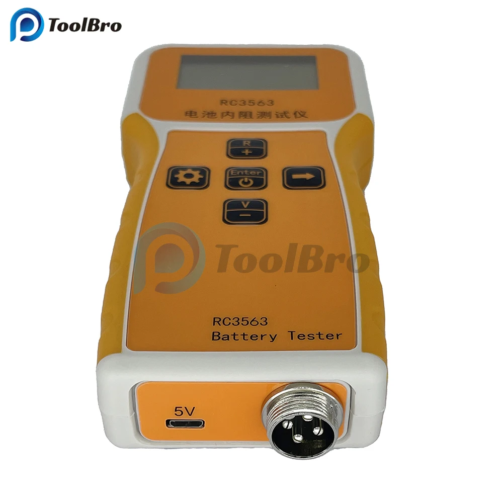 RC3563 Digital Battery Tester Voltage Internal Resistance Detector Trithium Iron Phosphate Storage 18650 Lithium Battery Meter