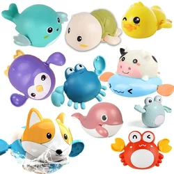 1/2Pcs Baby Bath Toys Swimming duck Bathing Cute Swimming Toy Toddler Pool Beach Classic Toy For Kids Water Playing for Gift