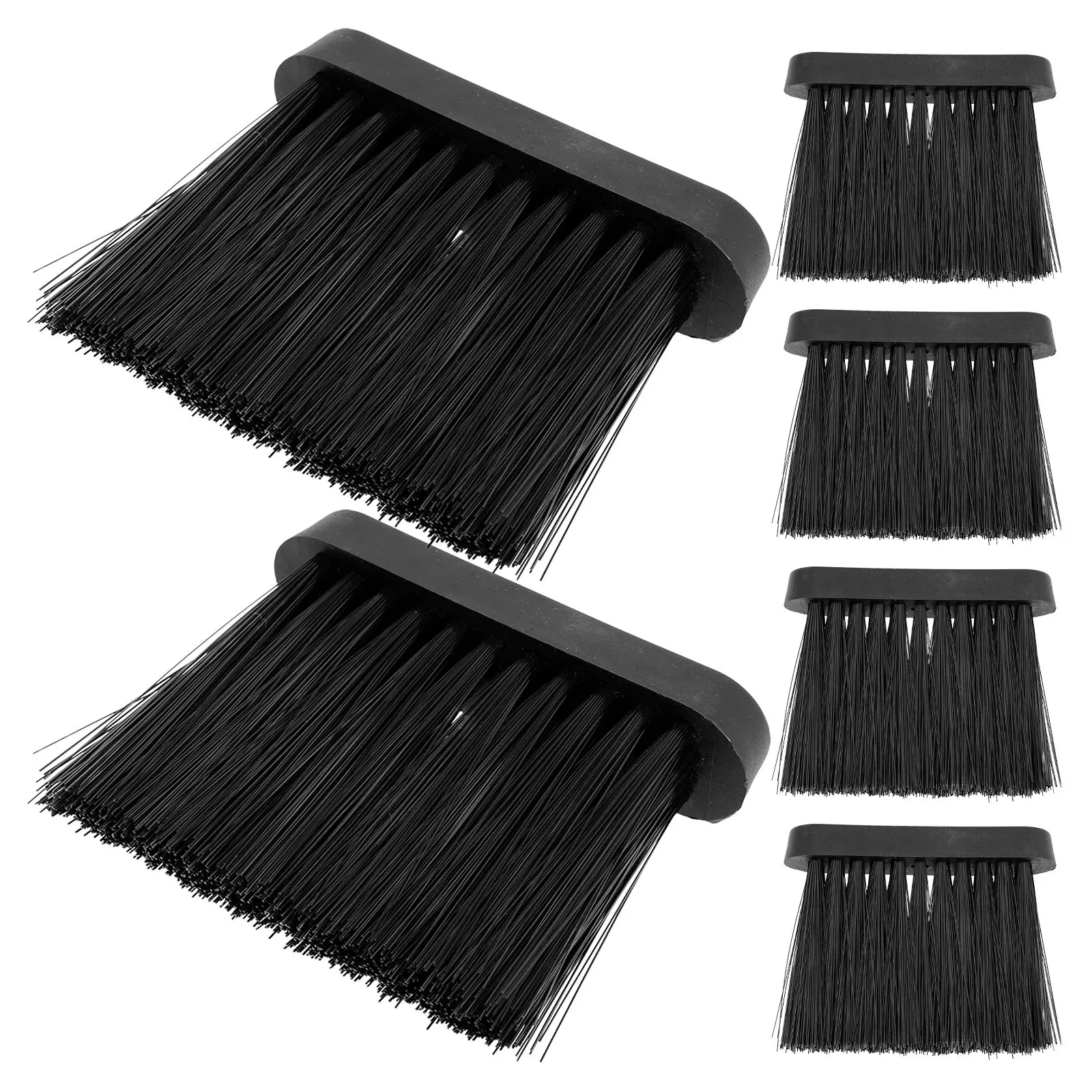 6Pcs Hearth Cleaning Brush Head Replacement Compatible with Wood Stove Fireplace Fire Pit Tools Strong High Temperature Material