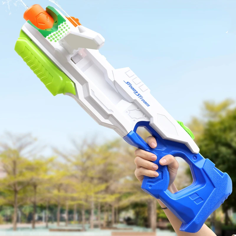 Pistola de agua para niños, juguetes para niños, pulverizador de agua a alta presión, capacidad de presión de aire, juego de playa al aire libre, venta al por mayor