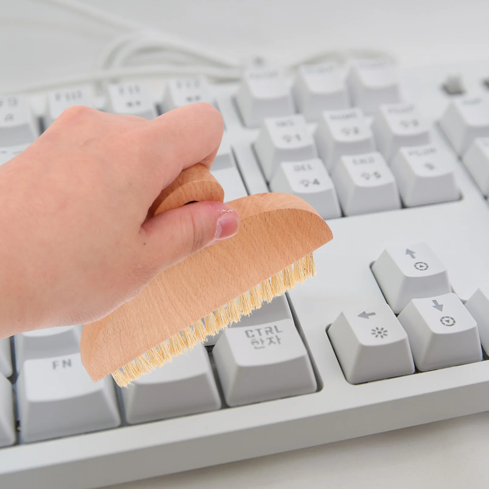 

1Set Portable Dustpan and Brush Set Smooth Lines for Desktop Broom Kit Car Vent Cleaner Mini Broom and Dustpan