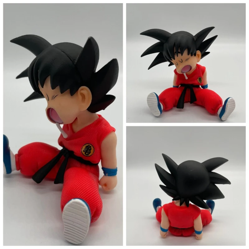 

Dragon Ball Kawaii Childhood Son Goku Sleep Action Figure Model Desktop Decoration Children Gifts Toy