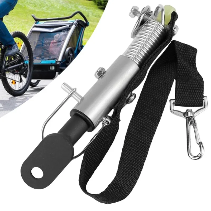 Fahrradanhänger-Kupplungsadapter mit Sicherheitsstift für Kinderwagen und Bollerwagen