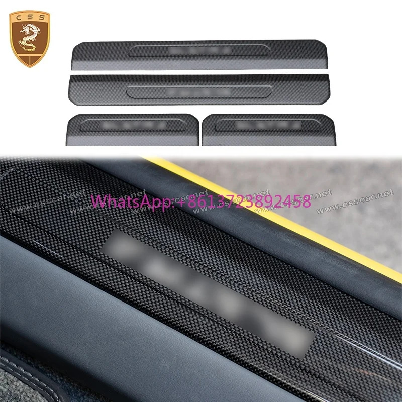 

Car Interior Front Rear Door Sill Plate for Lotus Eletre R+ OEM Style Carbon Fiber Door Panel