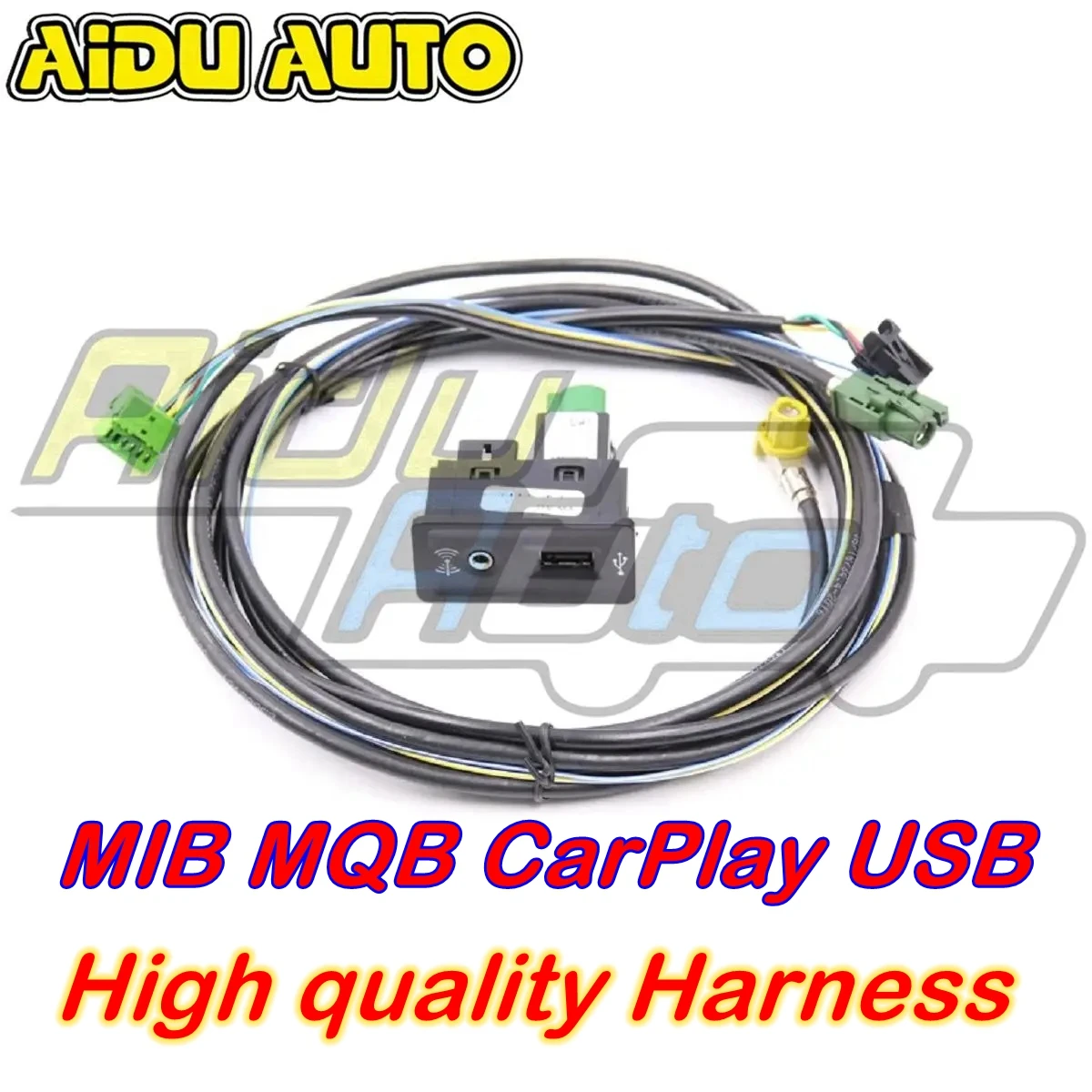 FOR VW Golf MK7 CarPlay Media AUX MIB2 PRO USB AMI Install Plug Socket Switch Button Harness 5G0 035 222 E 5G0035222E 5Q0035726