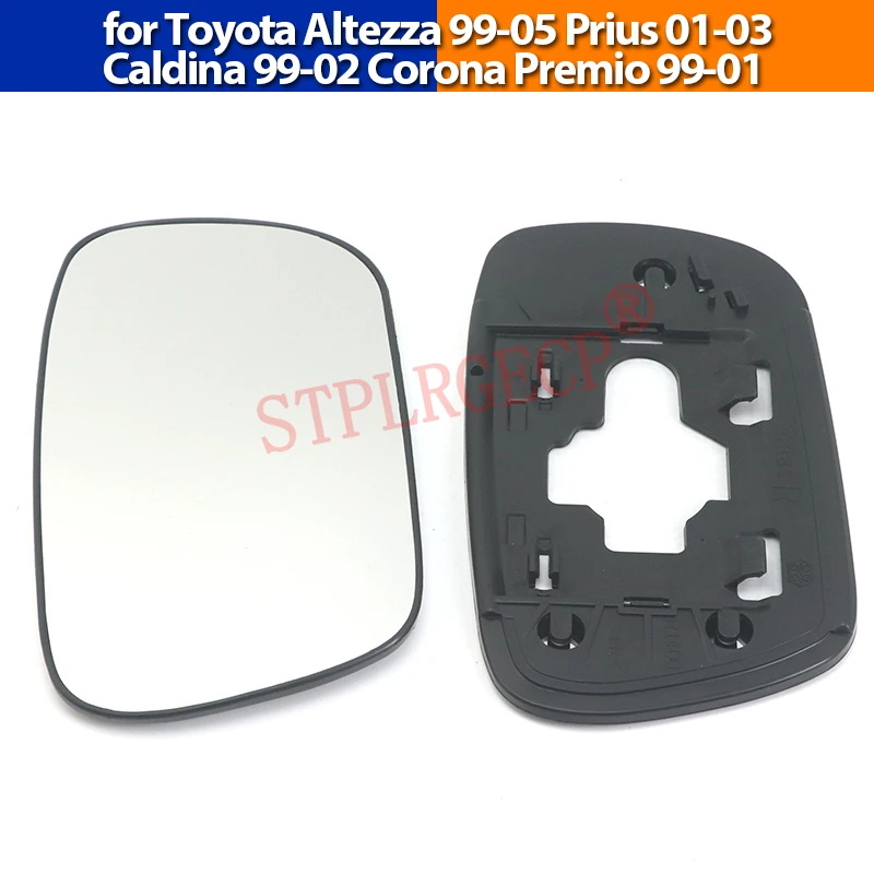 Para Lexus IS IS200 IS300 XE10 1999-2005, Vidro do Espelho Retrovisor Lateral Esquerdo ou Direito, Placa do Espelho Retrovisor LH RH