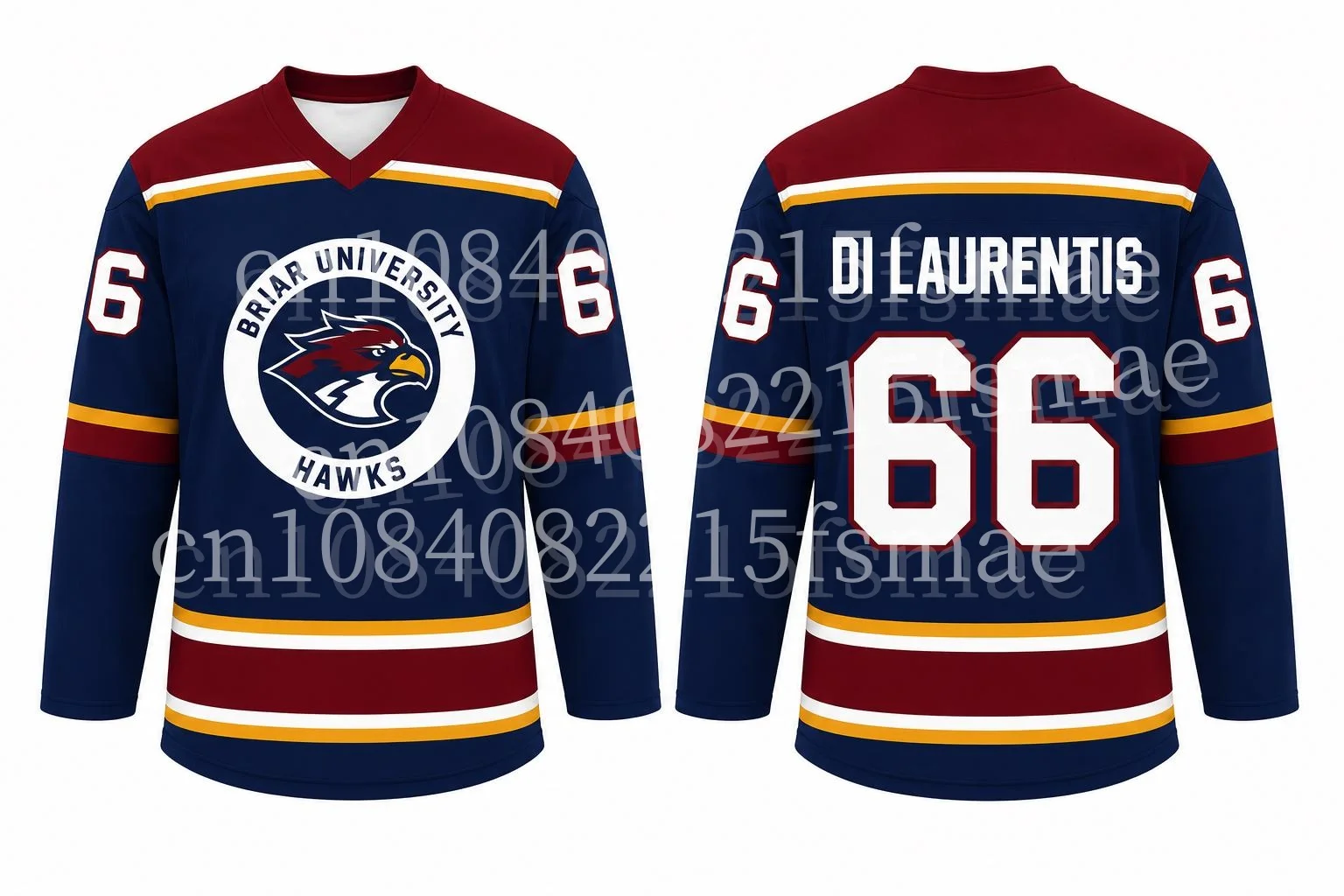 Briar University Hockey-Trikot Garrett Graham 44 Tucker 46 Eishockey-Trikots Buch Cosplay Herren Sportshirt Sweatshirts Uniform – Detail 10