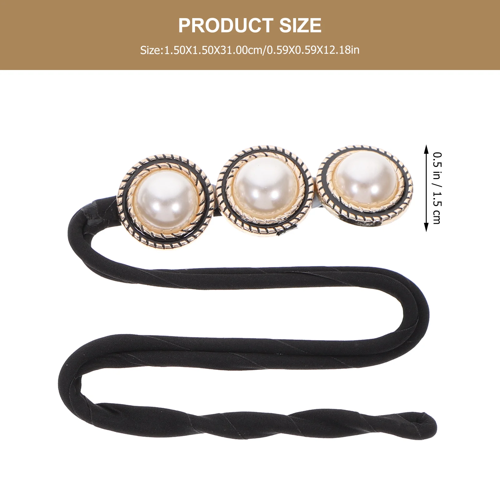 

4pcs Shaper Pearls Vintage Floral Hair Styling Tool Easy Create Hairstyles Daily Party Yoga Gifthair Bun Maker Lazy Hair Curler