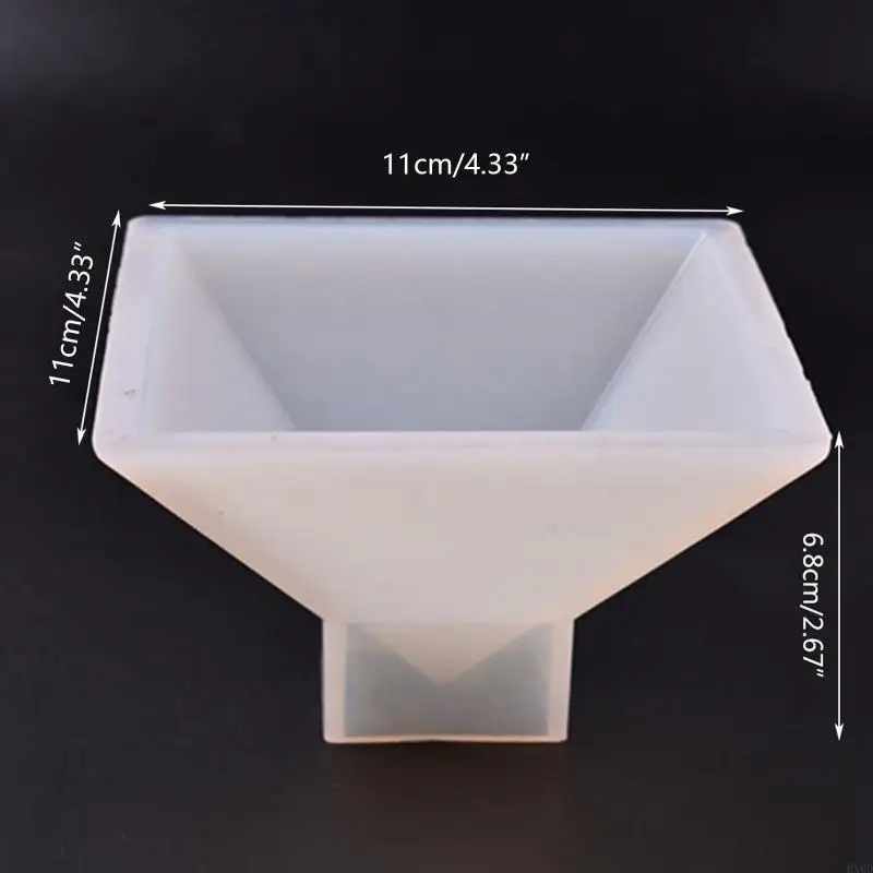 Joyas hx6d hechas a mano Moldura silicona transparente Flor resina UV Mold