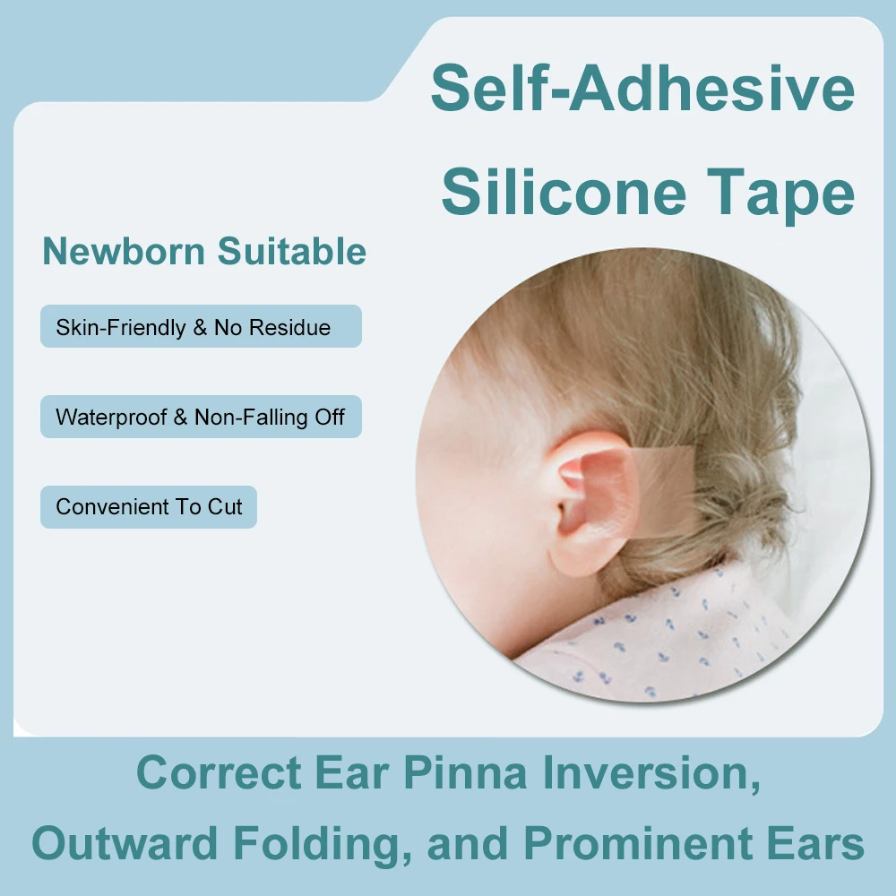 Self-Adhesive Silicone Tape Scar Sheet Patch Treatment Removal Tape Acne Trauma Burn Scar Cover Skin Repair Section Ear